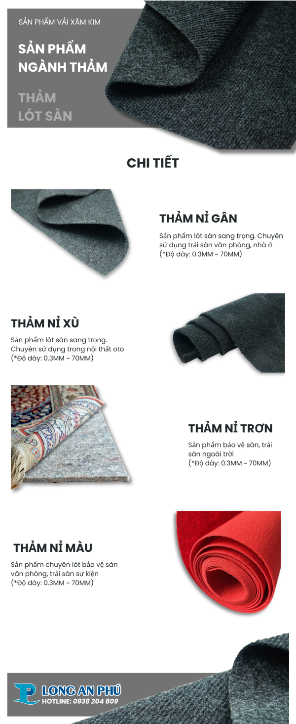 Sản phẩm ngành thảm